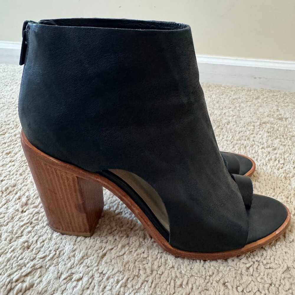 LOEFFLER RANDALL Gigi Heel | Leather | Open Toe | Booties | size